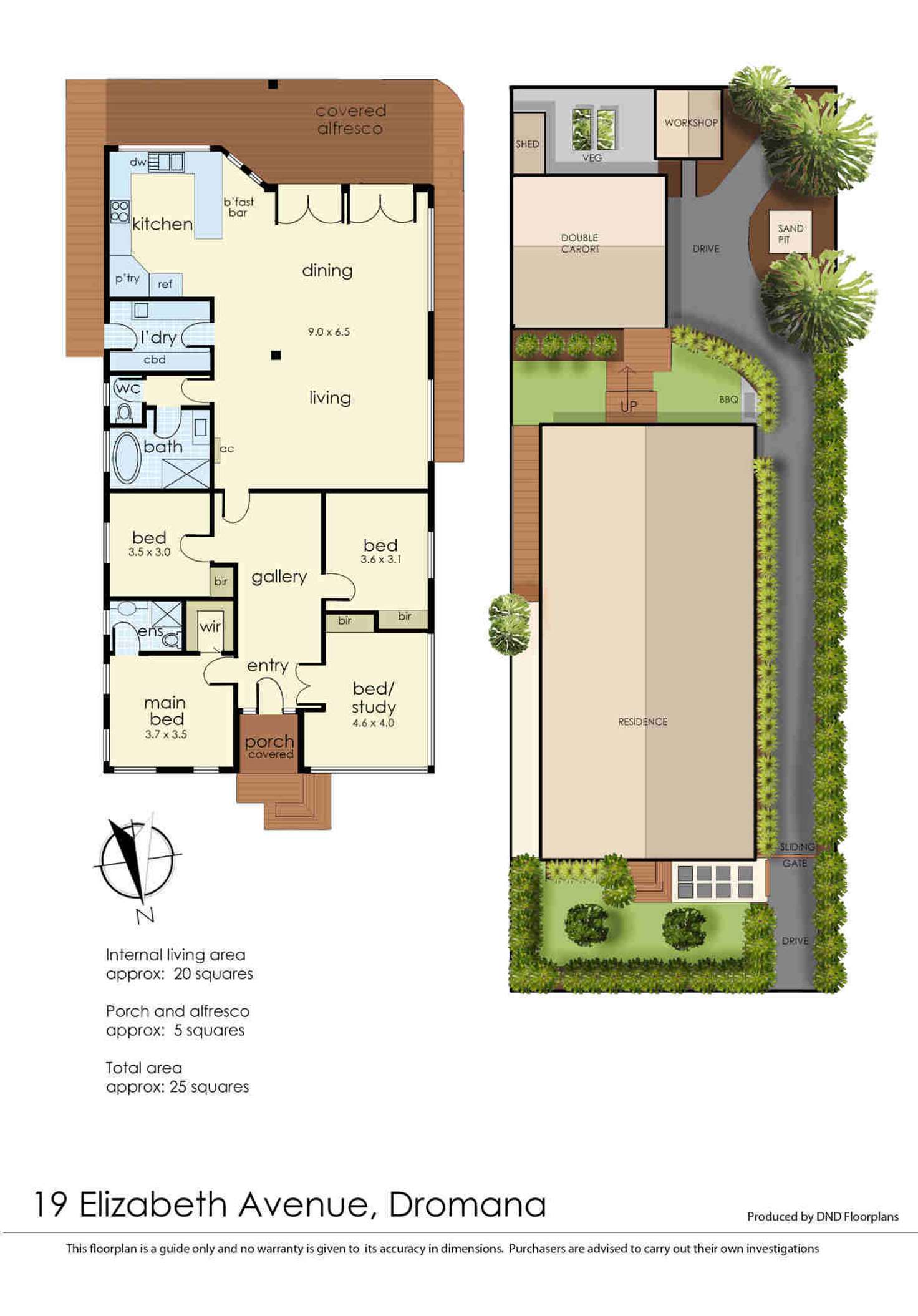 Floorplan of Homely house listing, 19 Elizabeth Avenue, Dromana VIC 3936