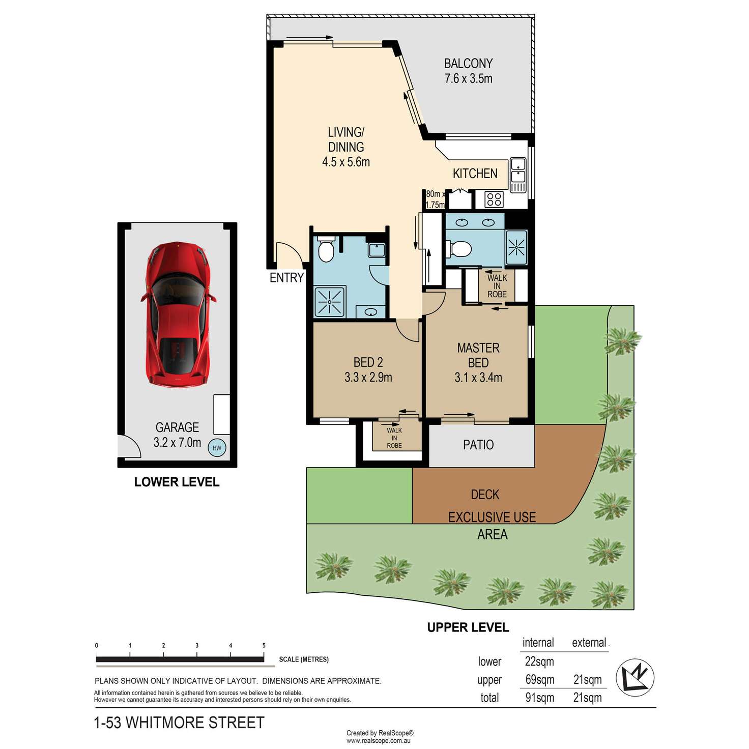 Floorplan of Homely unit listing, 1/53 Whitmore Street, Taringa QLD 4068