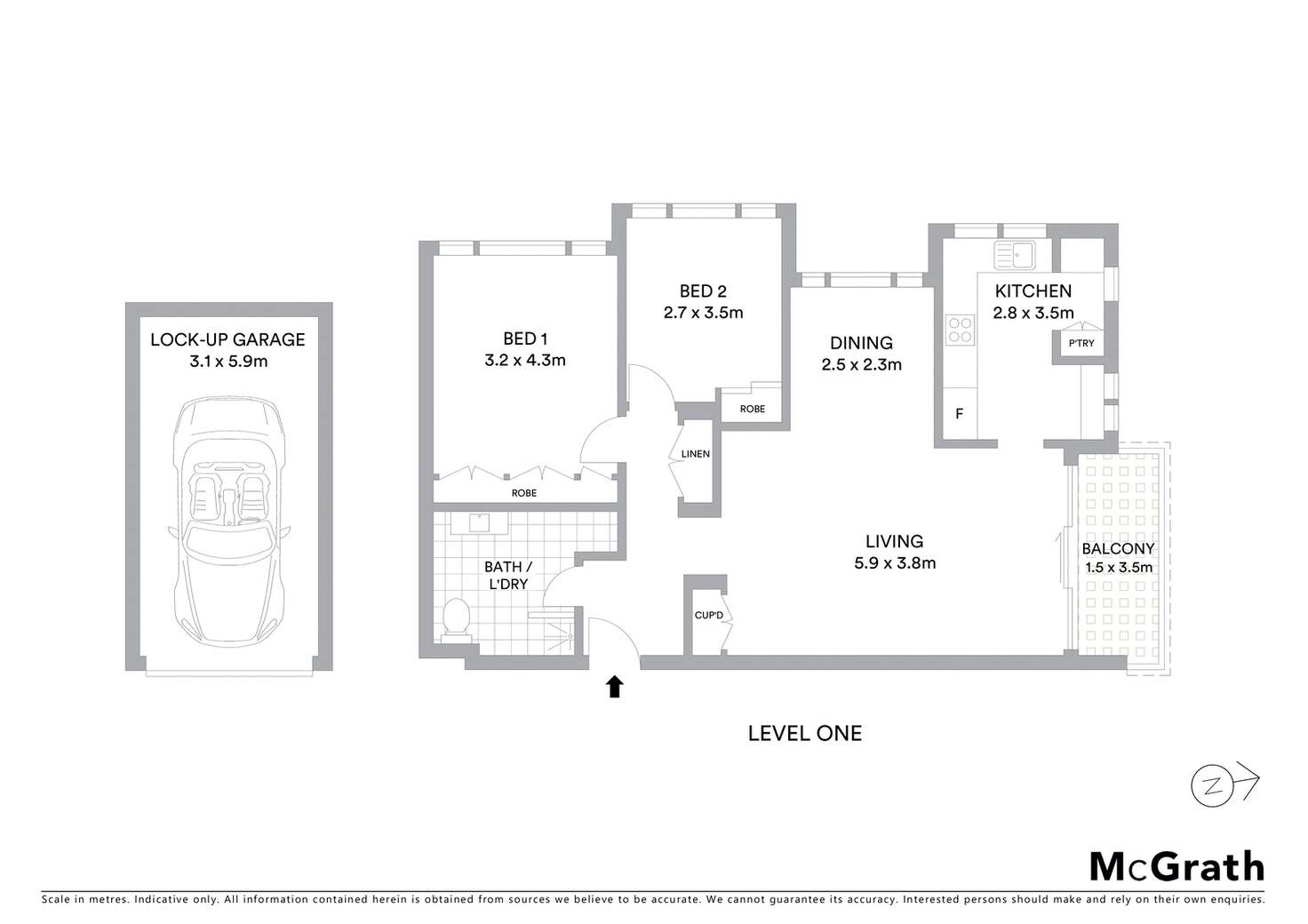 Floorplan of Homely apartment listing, 4/6-8 Ocean Street, Bondi NSW 2026