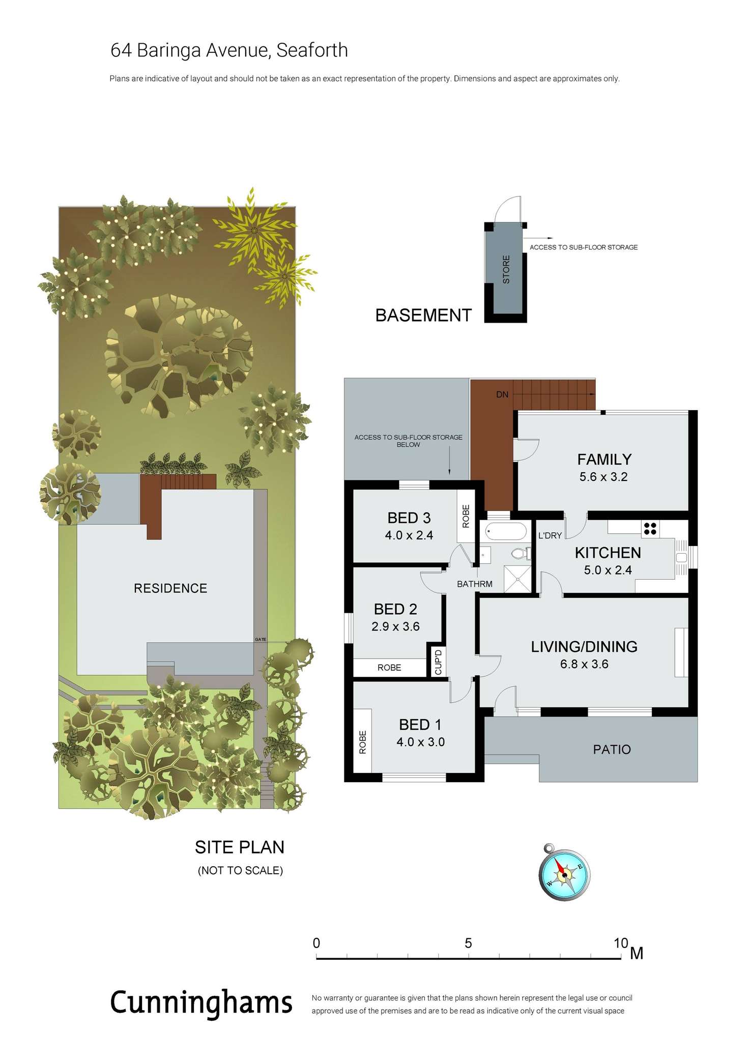 Floorplan of Homely house listing, 64 Baringa Avenue, Seaforth NSW 2092