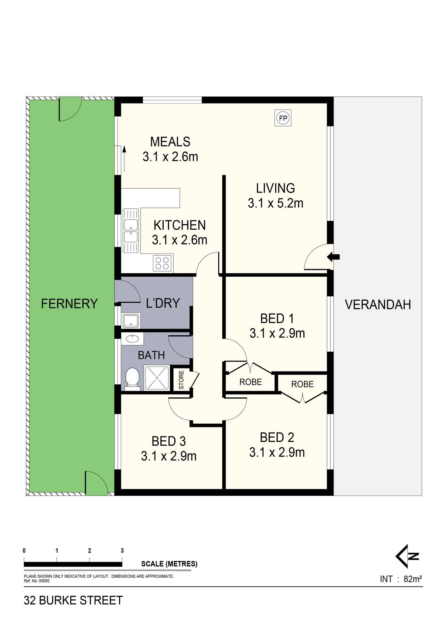 Floorplan of Homely house listing, 32 Burke Street, Baringhup VIC 3463