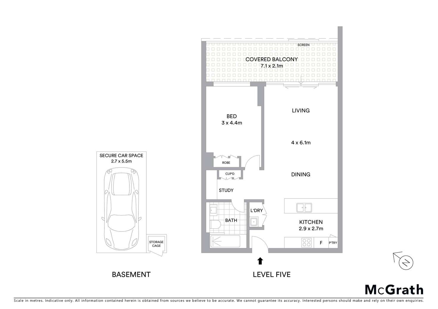 Floorplan of Homely apartment listing, 506/2-6 Martin Avenue, Arncliffe NSW 2205