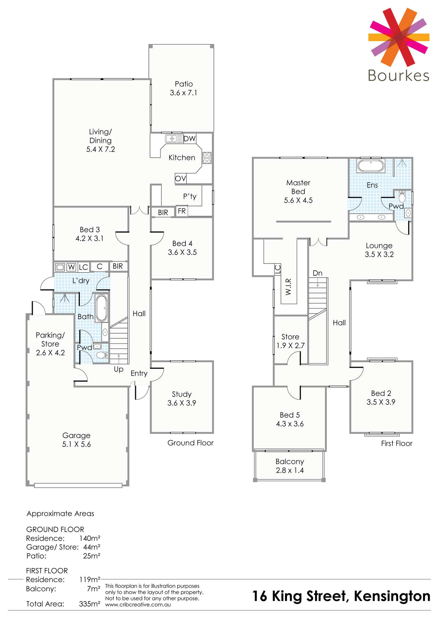 Floorplan of Homely house listing, 16 King Street, Kensington WA 6151