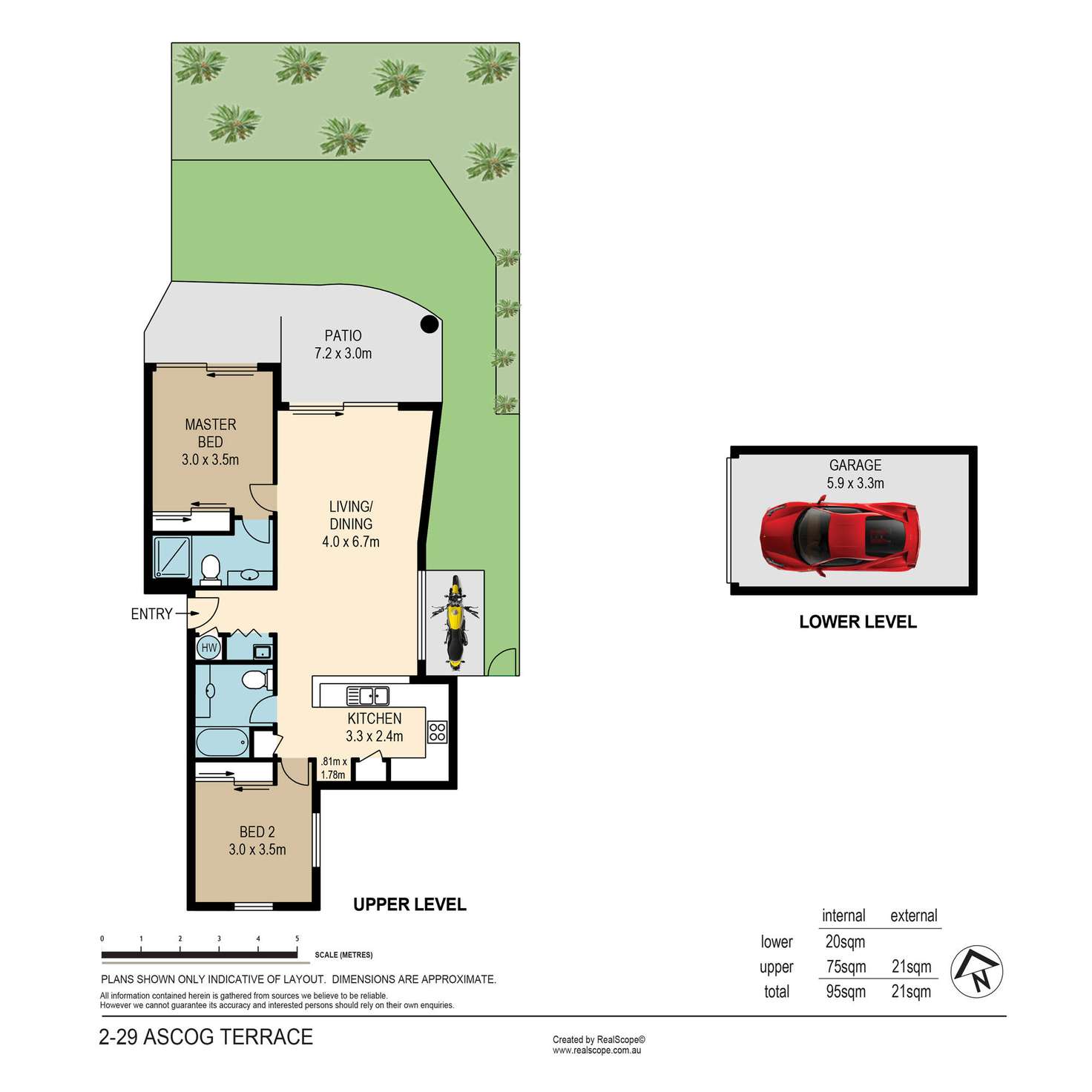 Floorplan of Homely unit listing, 2/29 Ascog Terrace, Toowong QLD 4066