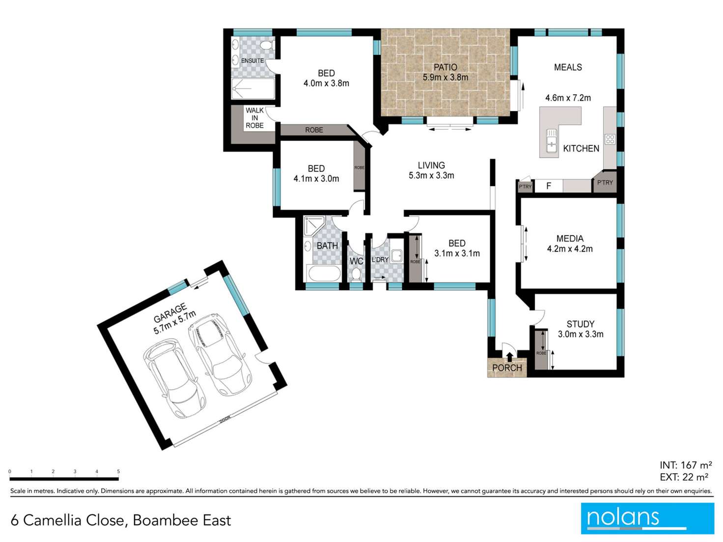 Floorplan of Homely house listing, 6 Camellia Close, Boambee East NSW 2452