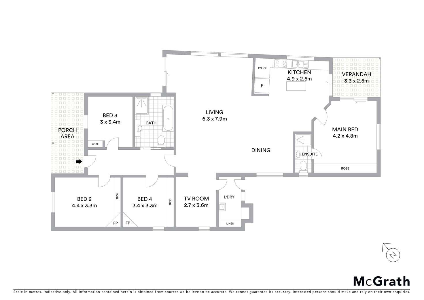 Floorplan of Homely house listing, 48 Denison Street, Cooma NSW 2630