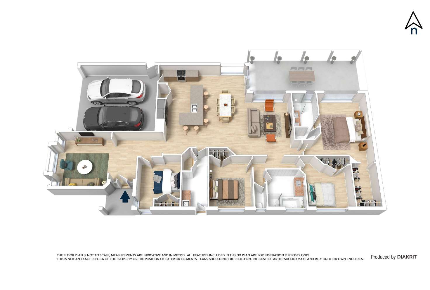 Floorplan of Homely house listing, 17 Rowell Drive, Mernda VIC 3754