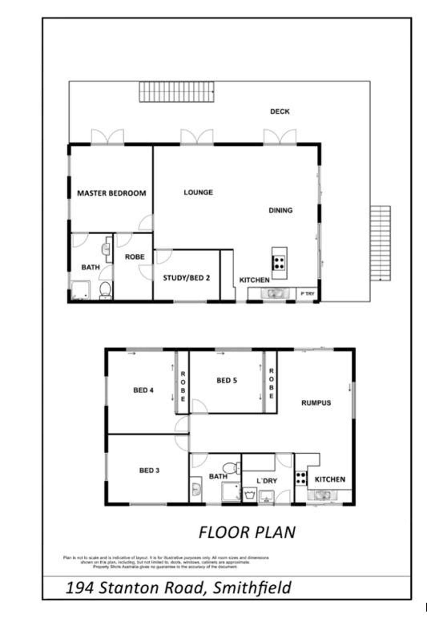 Floorplan of Homely house listing, 194 Stanton Road, Smithfield QLD 4878