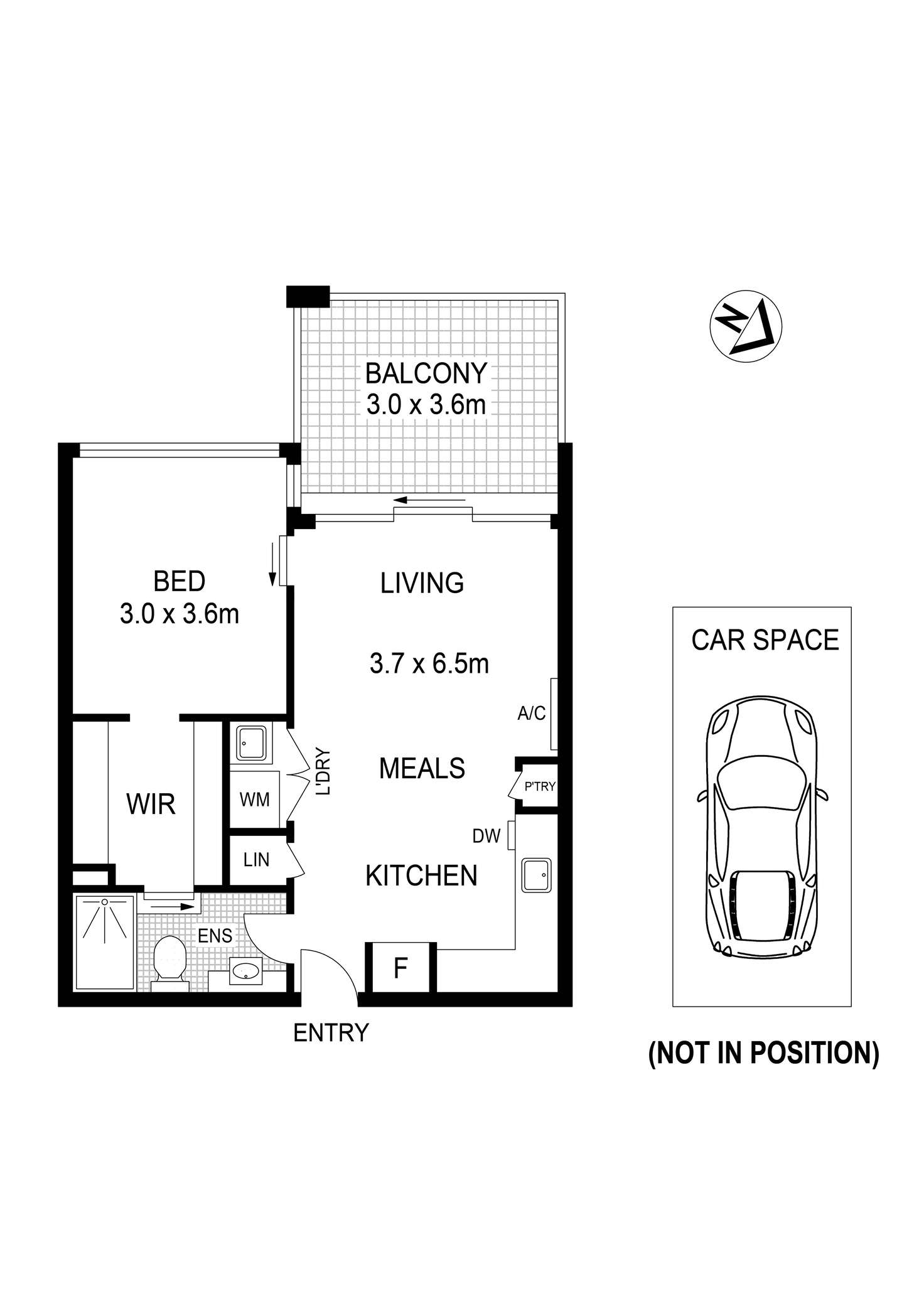 Floorplan of Homely apartment listing, 401/54 La Scala Avenue, Maribyrnong VIC 3032