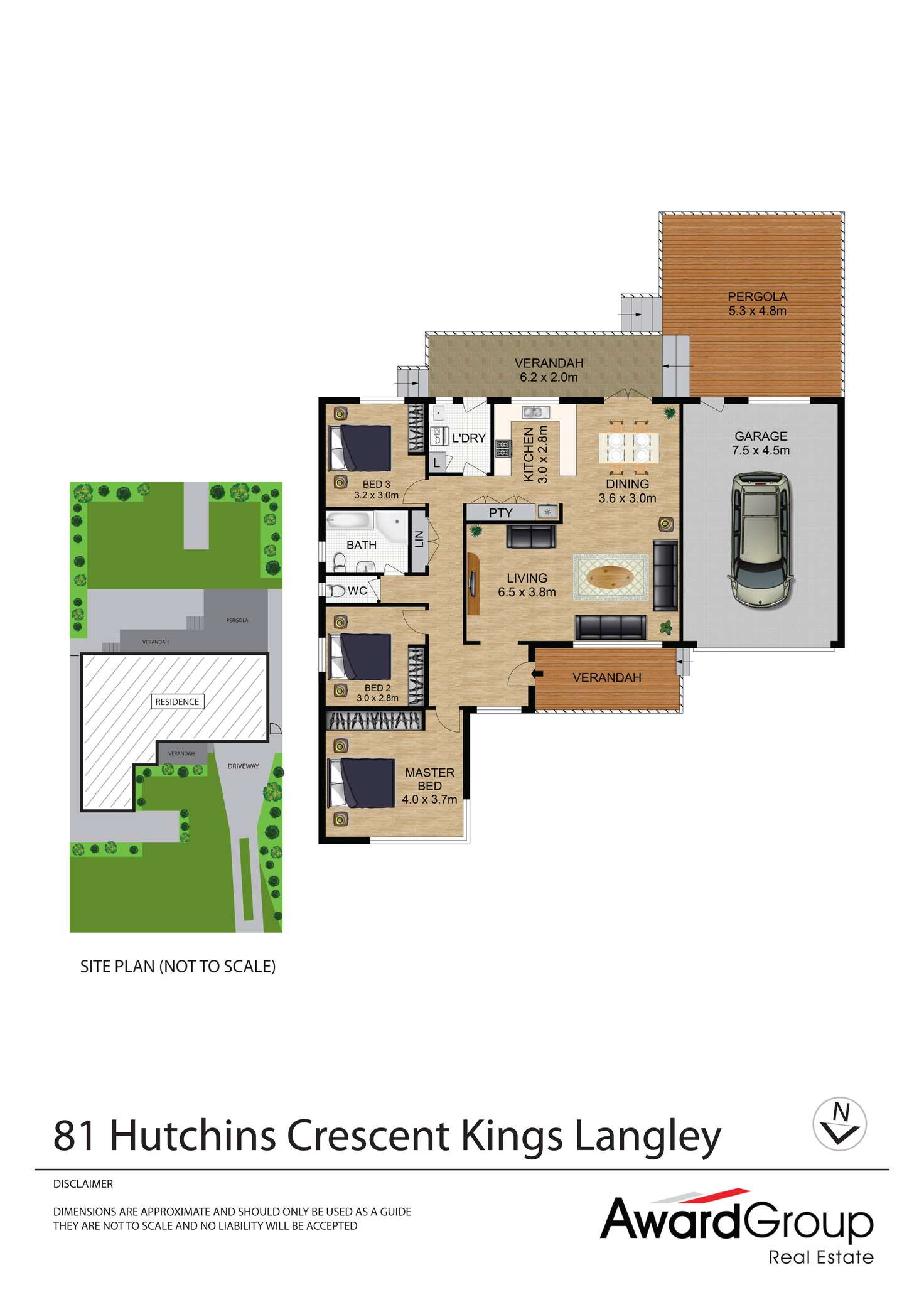 Floorplan of Homely house listing, 81 Hutchins Crescent, Kings Langley NSW 2147