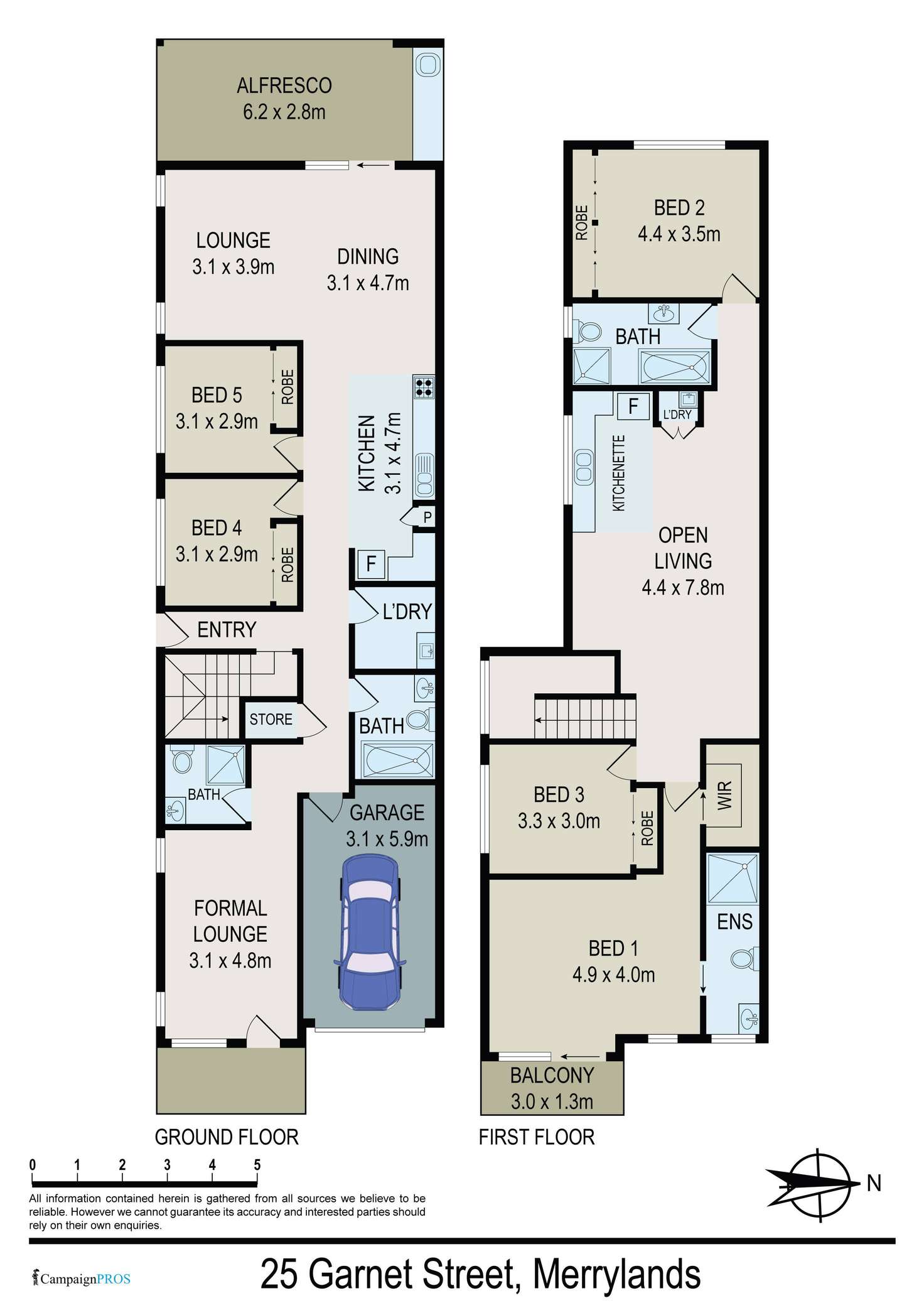 Floorplan of Homely house listing, 25 Garnet Street, Merrylands NSW 2160