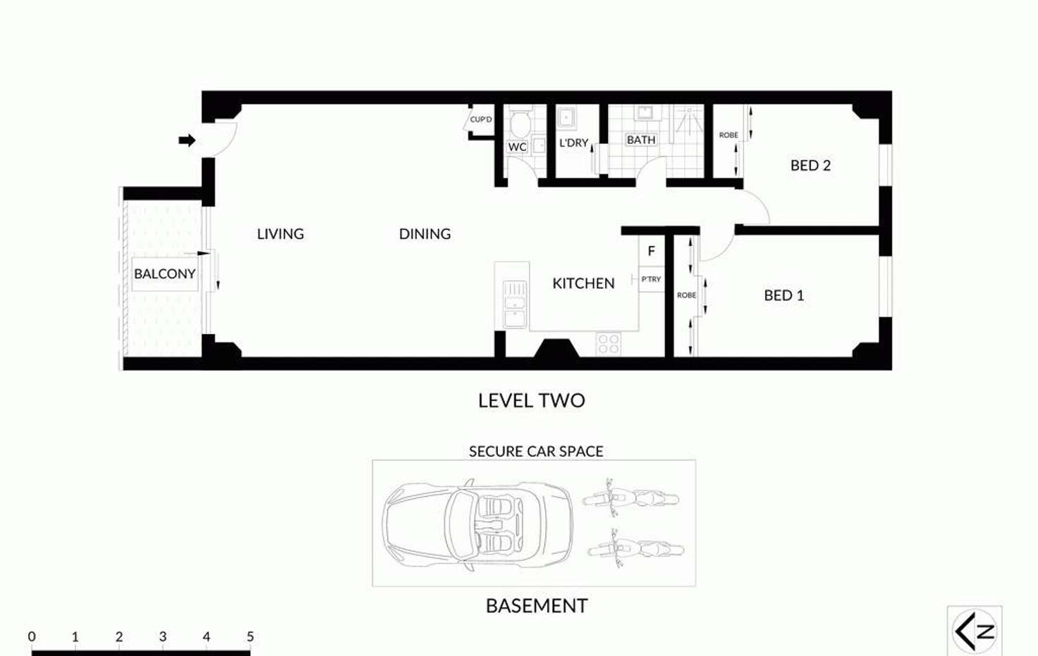 Floorplan of Homely apartment listing, 24/26-34 McElhone Street, Woolloomooloo NSW 2011