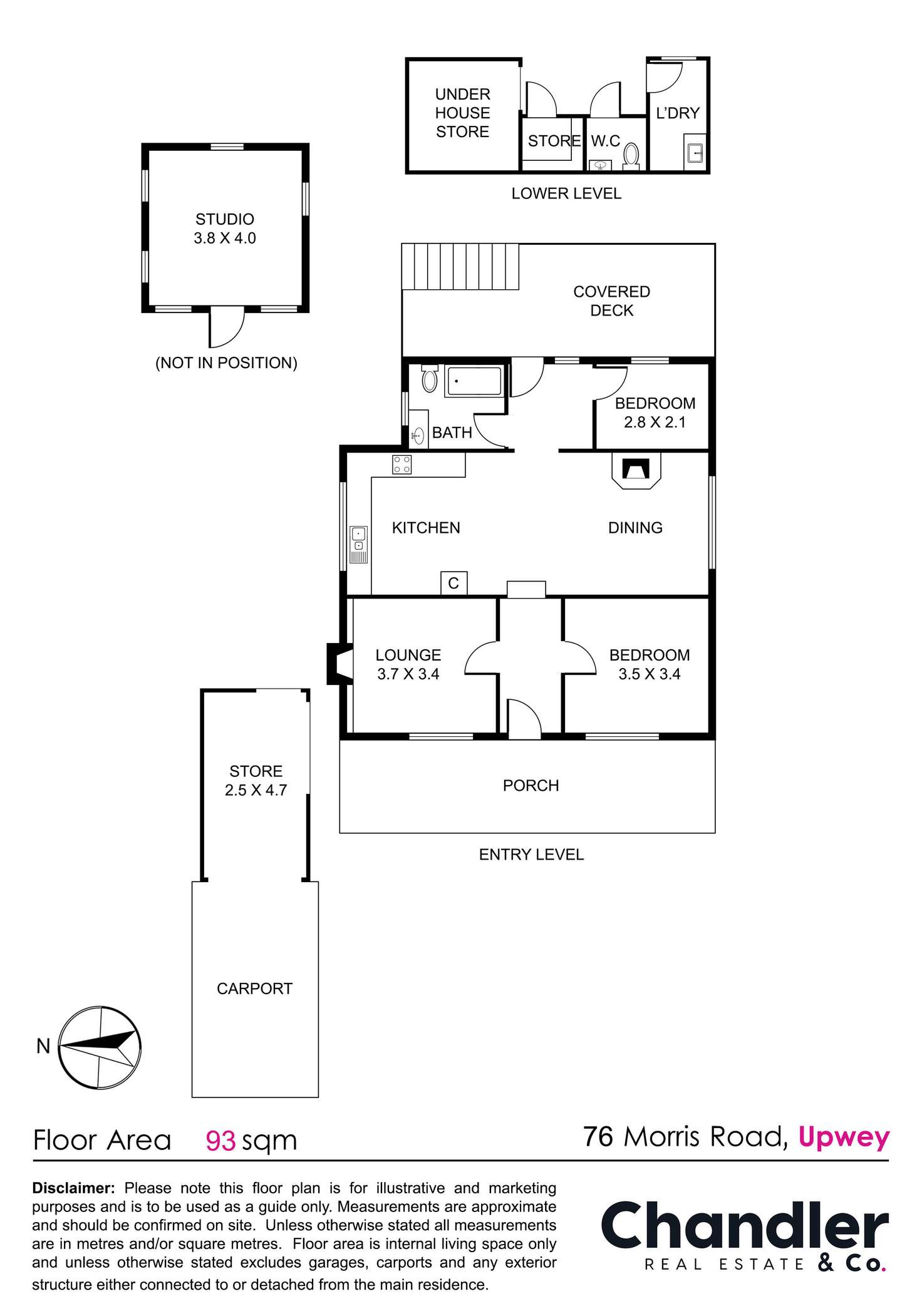 Floorplan of Homely house listing, 76 Morris Road, Upwey VIC 3158