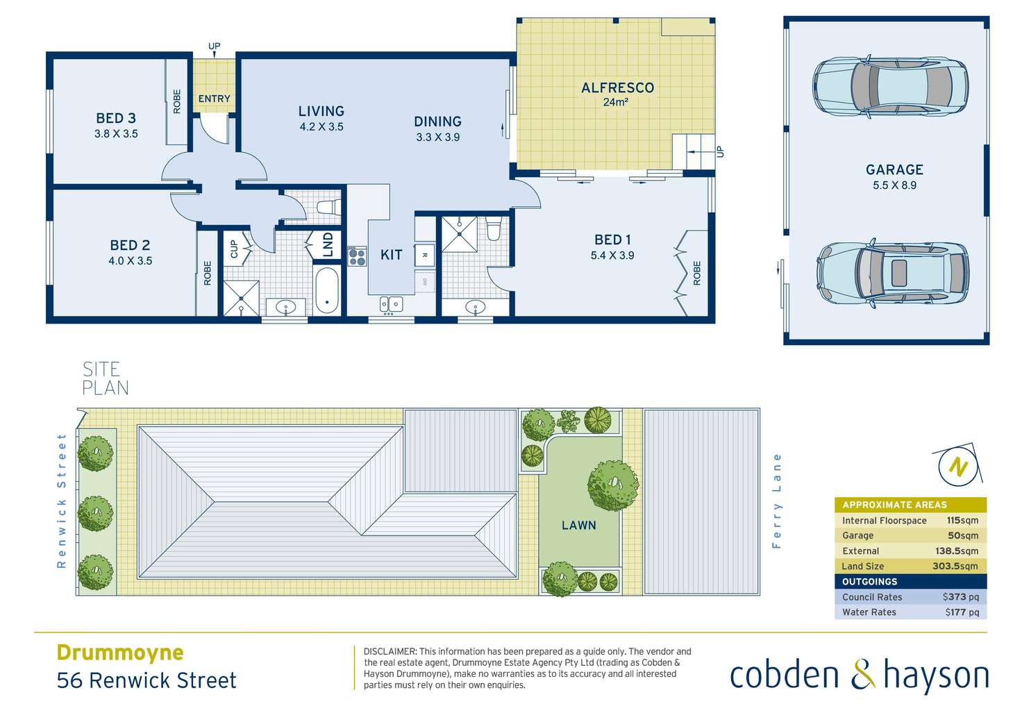 Floorplan of Homely house listing, 56 Renwick Street, Drummoyne NSW 2047
