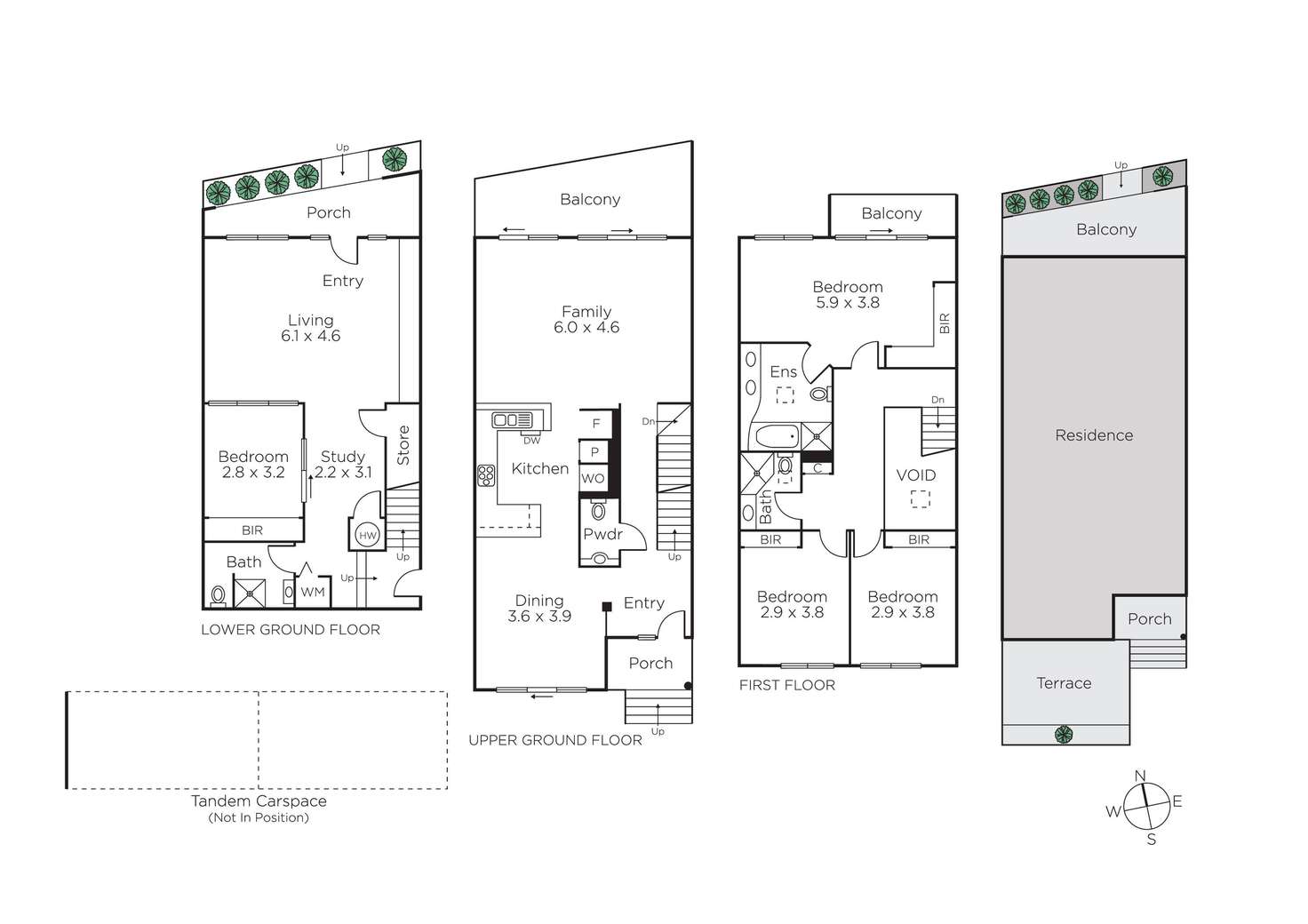 Floorplan of Homely house listing, 12/105 Beach Street, Port Melbourne VIC 3207