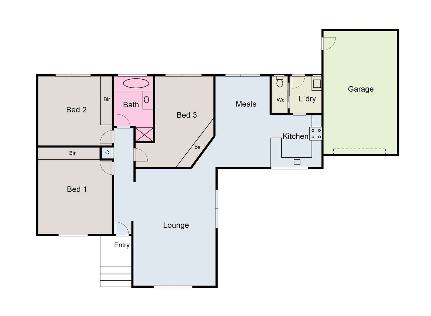 Floorplan of Homely house listing, 4 Recreation Road, Mount Clear VIC 3350
