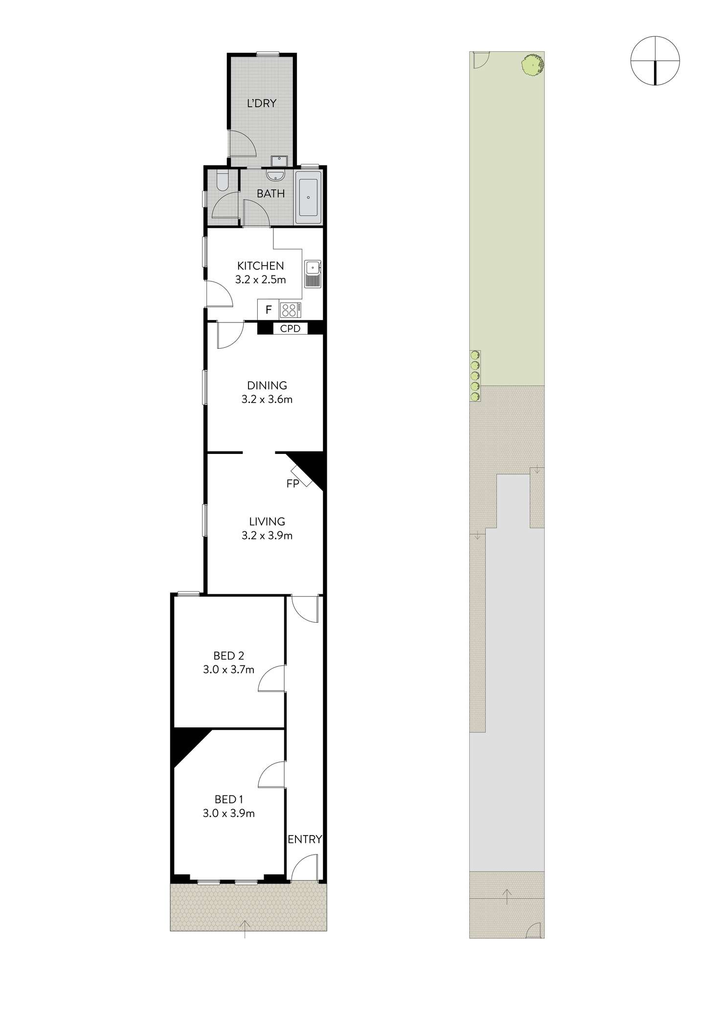 Floorplan of Homely house listing, 23 Cuthbert Street, Queens Park NSW 2022