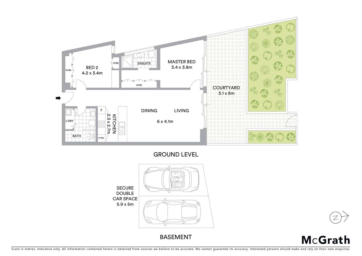 Floorplan of Homely apartment listing, 1/32 Donnelly Road, Naremburn NSW 2065