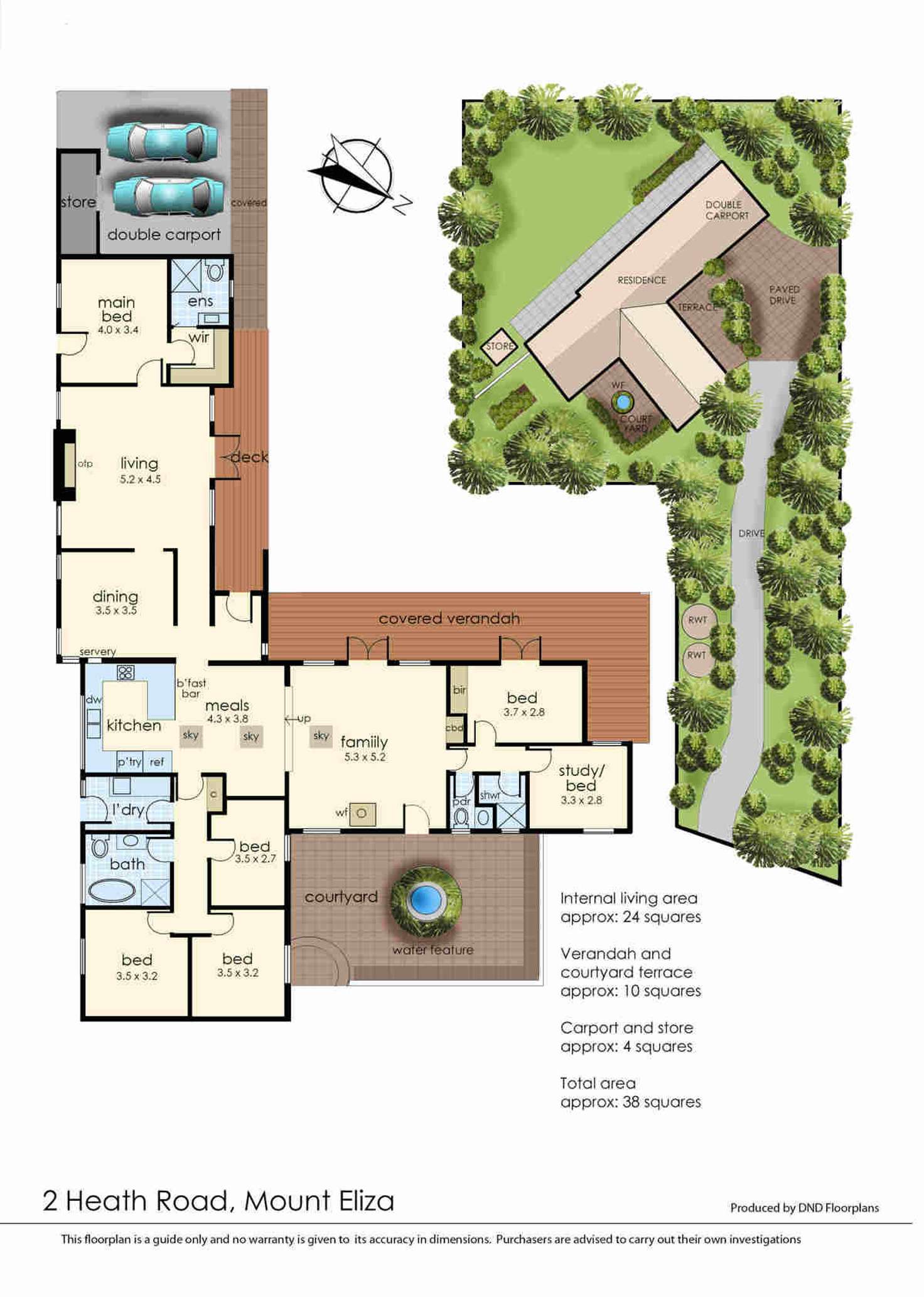 Floorplan of Homely house listing, 2 Heath Road, Mount Eliza VIC 3930