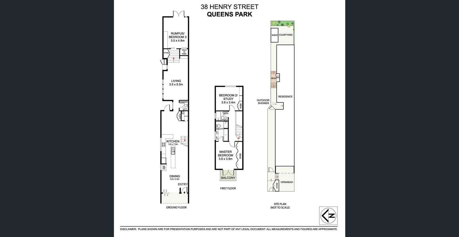 Floorplan of Homely house listing, 38 Henry Street, Queens Park NSW 2022
