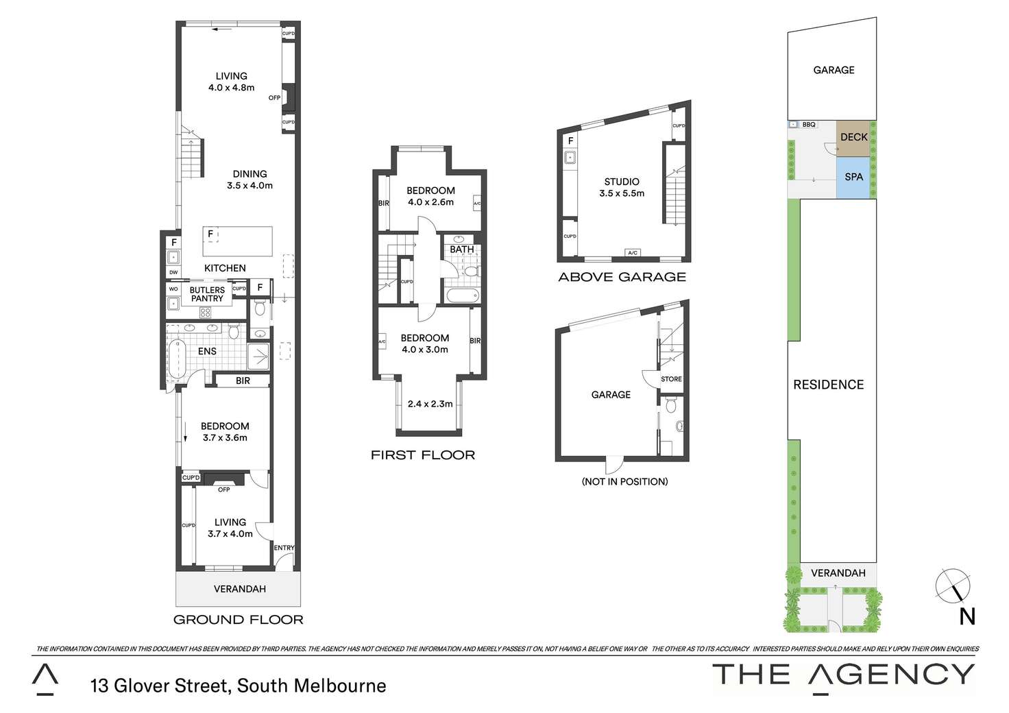 Floorplan of Homely house listing, 13 Glover Street, South Melbourne VIC 3205