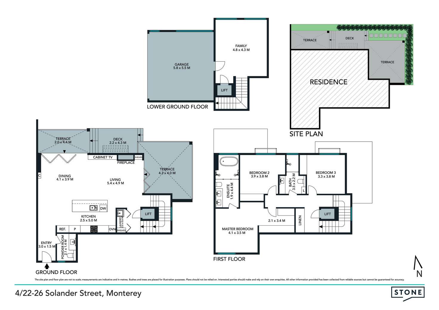 Floorplan of Homely townhouse listing, 4/22-26 Solander Street, Monterey NSW 2217