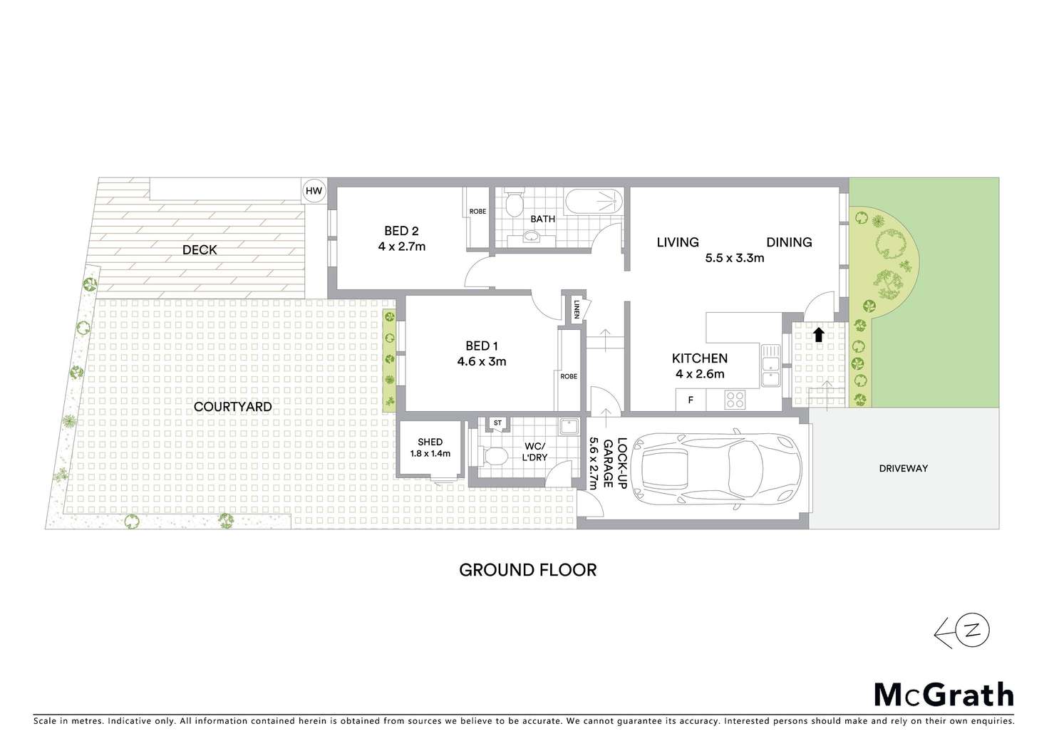 Floorplan of Homely villa listing, 2/35 Francis Avenue, Brighton-Le-Sands NSW 2216