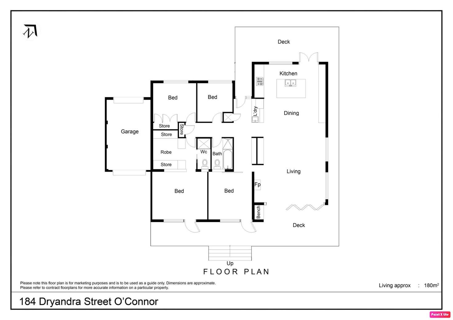 Floorplan of Homely house listing, 184 Dryandra Street, O'connor ACT 2602