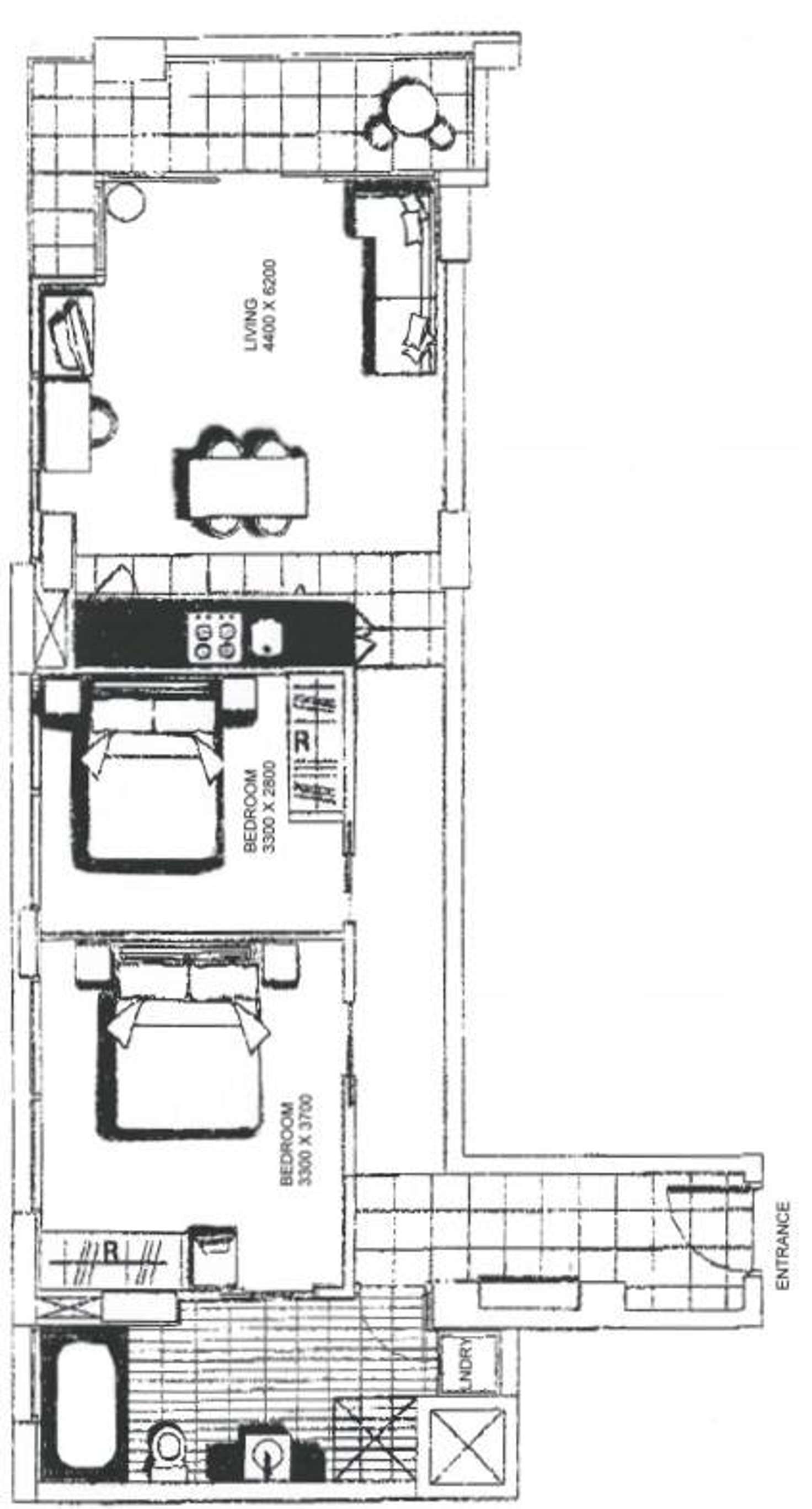 Floorplan of Homely apartment listing, 902/102-105 North Terrace, Adelaide SA 5000