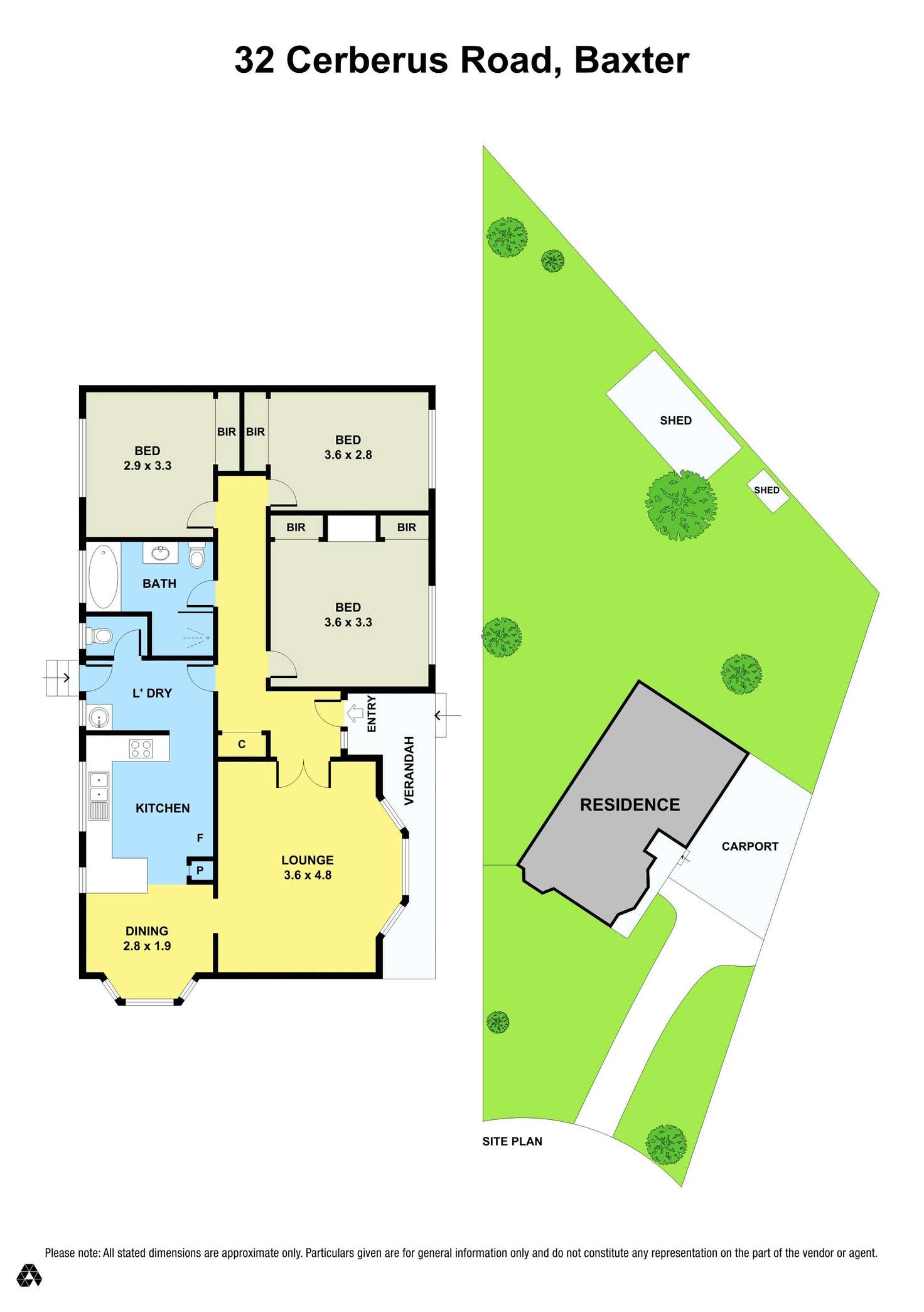 Floorplan of Homely house listing, 32 Cerberus Road, Baxter VIC 3911