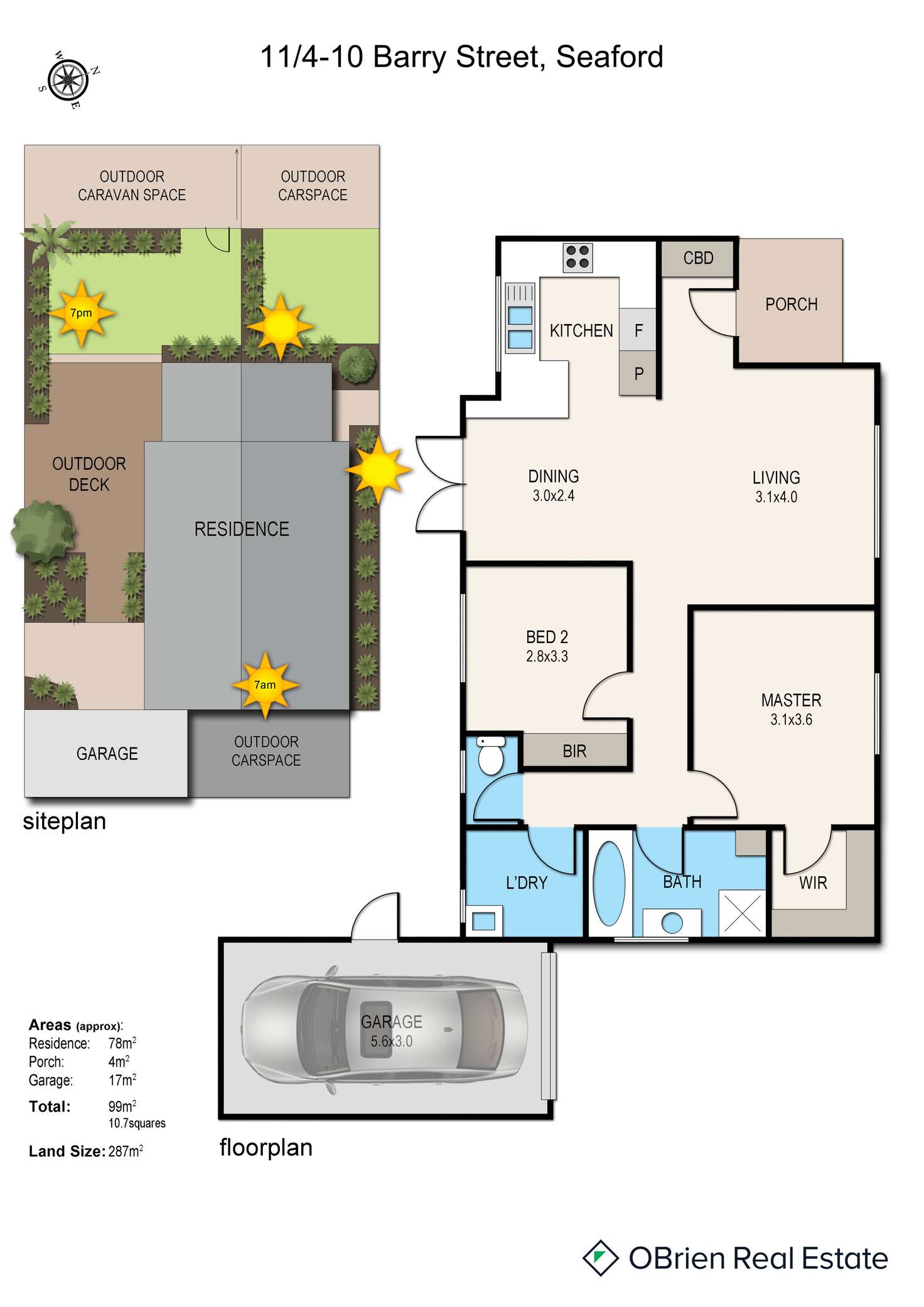 Floorplan of Homely unit listing, 11/4-10 Barry Street, Seaford VIC 3198