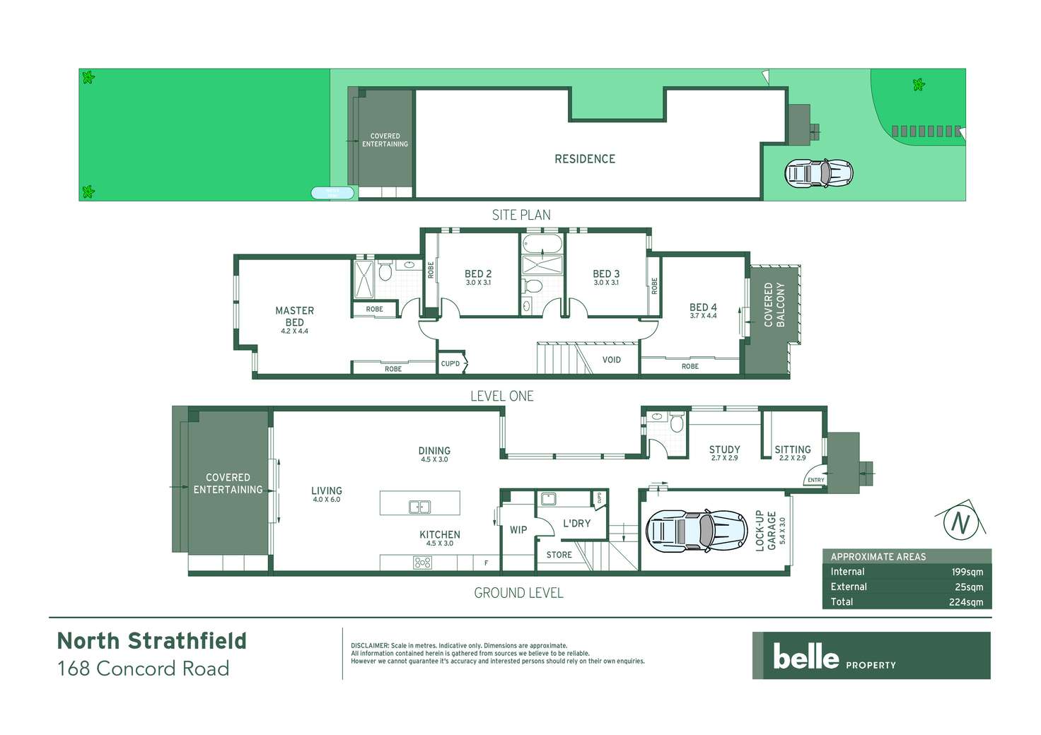 Floorplan of Homely semiDetached listing, 168 Concord Road, North Strathfield NSW 2137