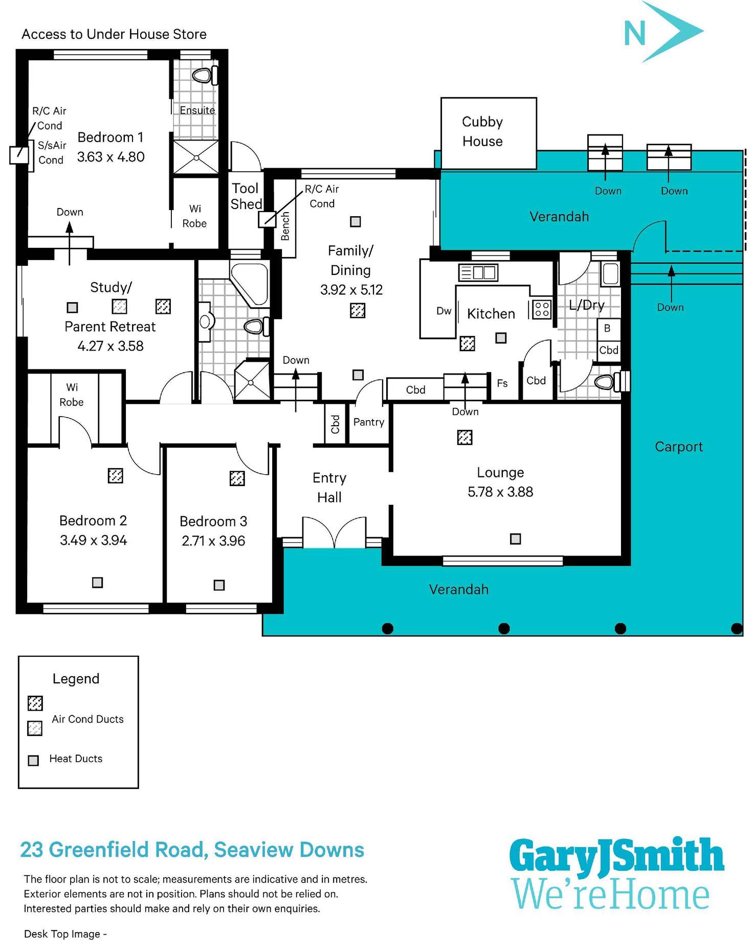 Floorplan of Homely house listing, 23 Greenfield Road, Seaview Downs SA 5049