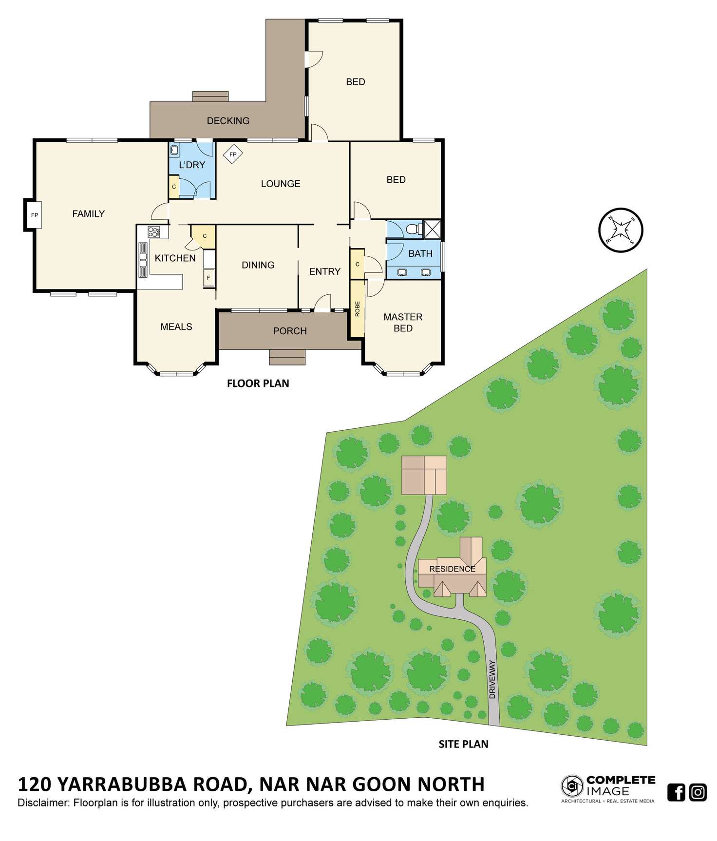 Floorplan of Homely house listing, 120 Yarrabubba Road, Nar Nar Goon North VIC 3812