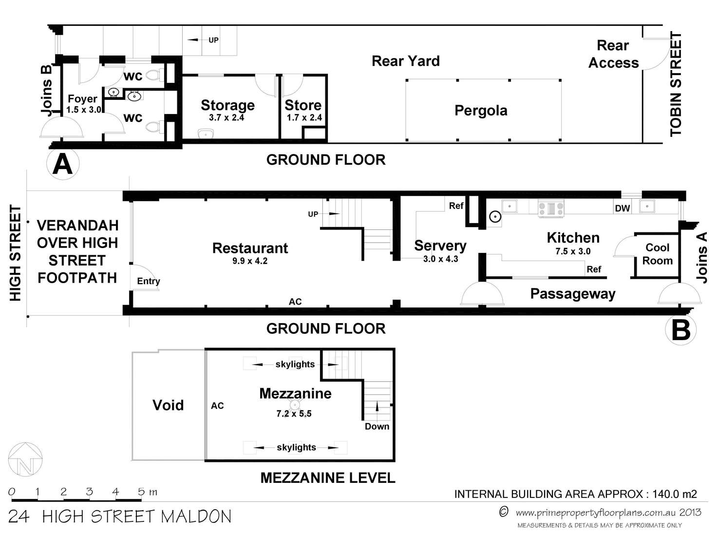 Floorplan of Homely house listing, 24 High Street, Maldon VIC 3463