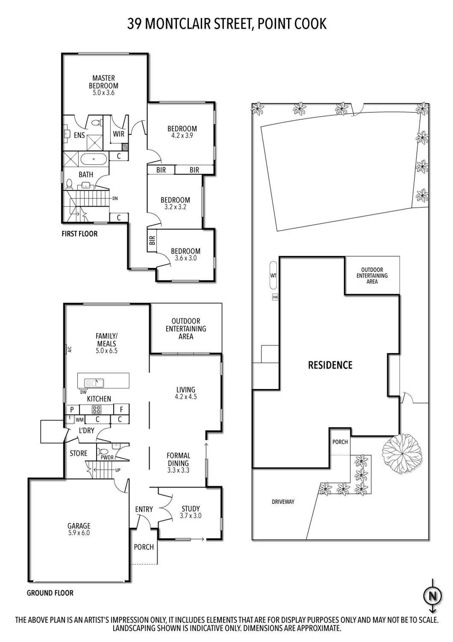 Floorplan of Homely house listing, 39 Montclair Street, Point Cook VIC 3030