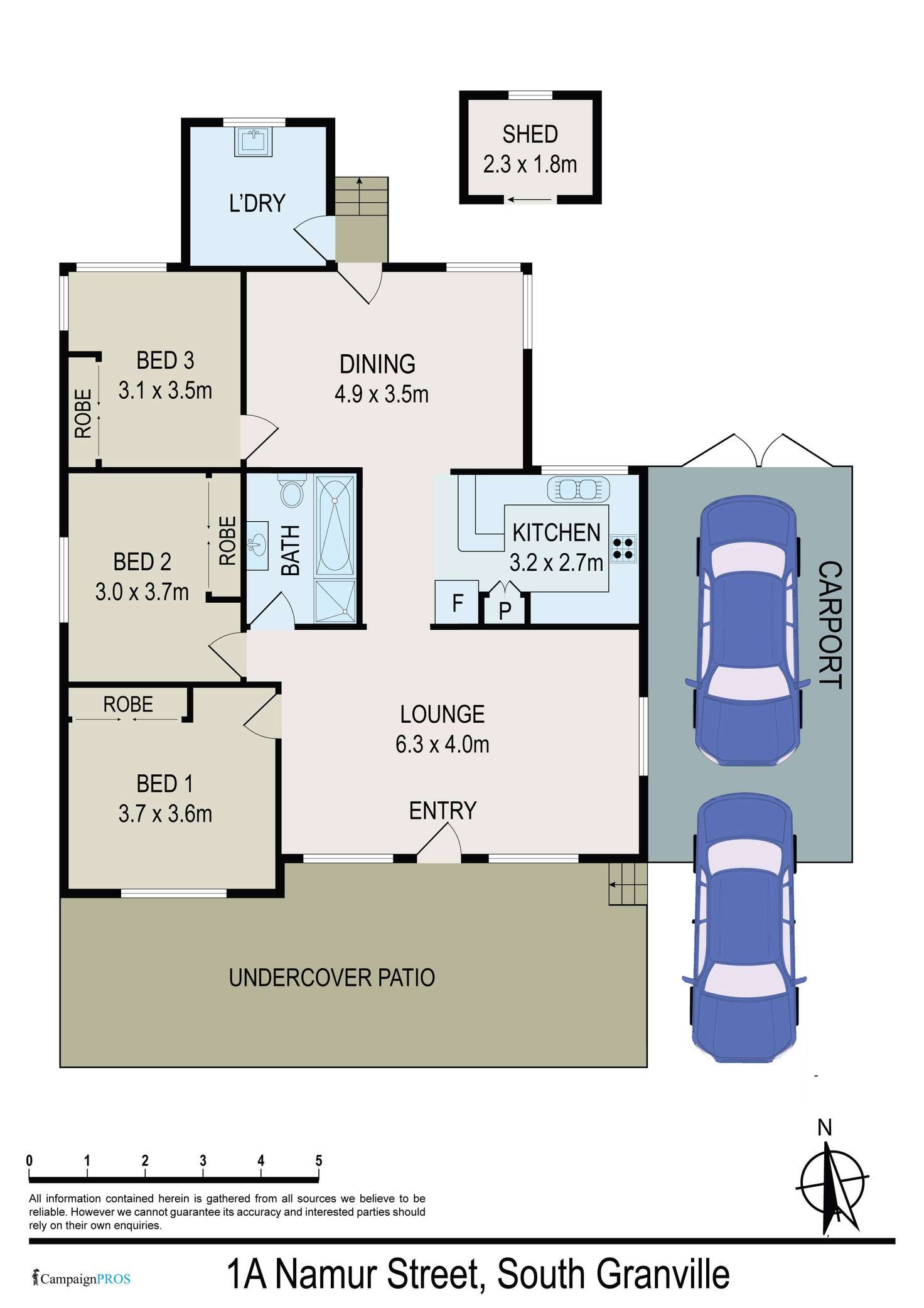 Floorplan of Homely house listing, 1A Namur Street, Granville NSW 2142