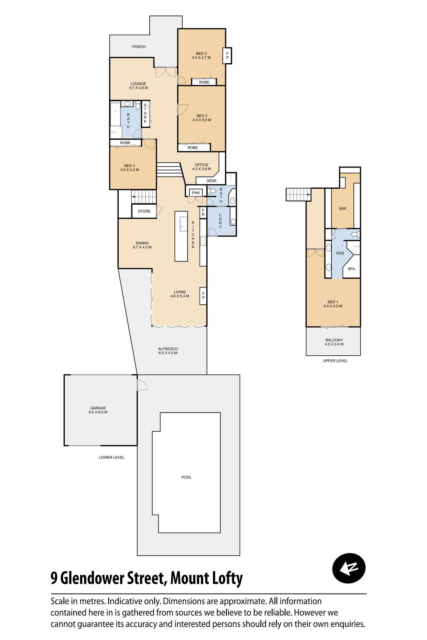 Floorplan of Homely house listing, 9 Glendower Street, Mount Lofty QLD 4350