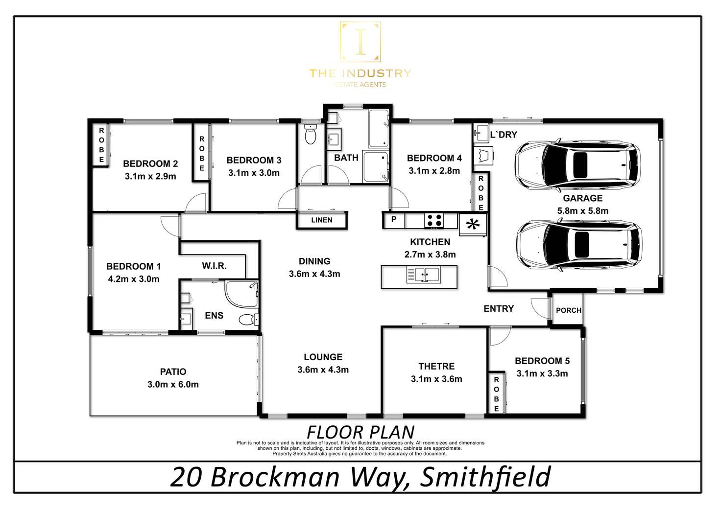 Floorplan of Homely house listing, 20 Brockman Way, Smithfield QLD 4878