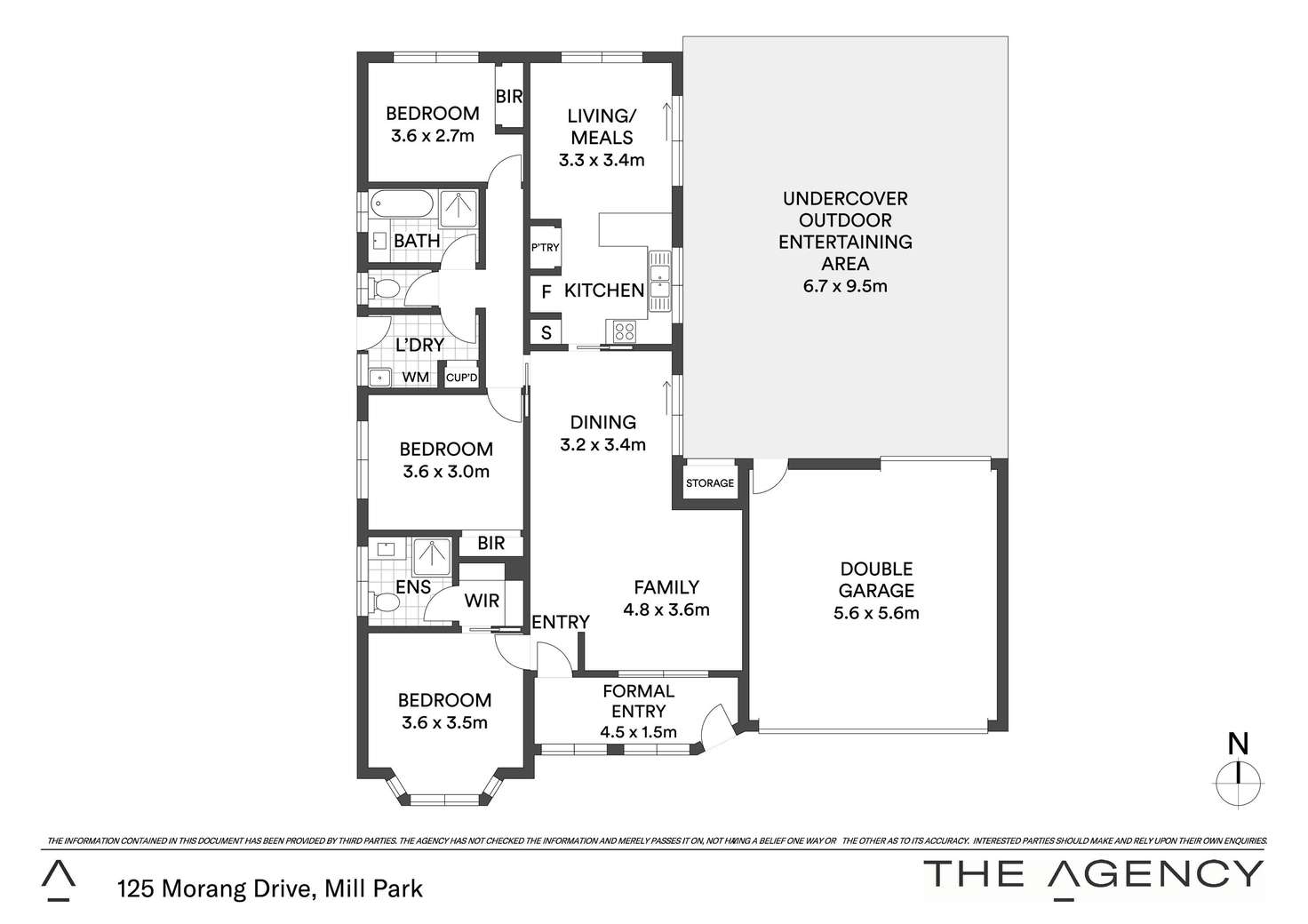 Floorplan of Homely house listing, 125 Morang Drive, Mill Park VIC 3082