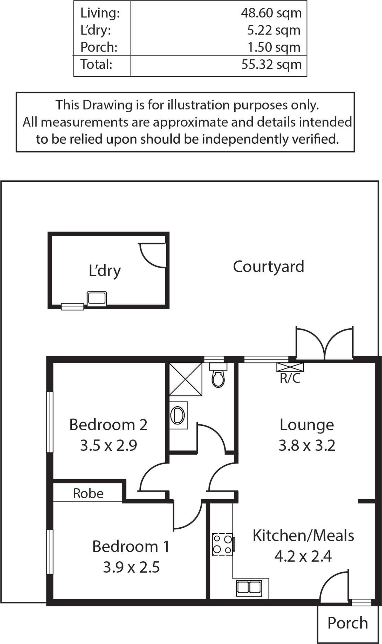 Floorplan of Homely unit listing, 5/303 Anzac Highway, Plympton SA 5038