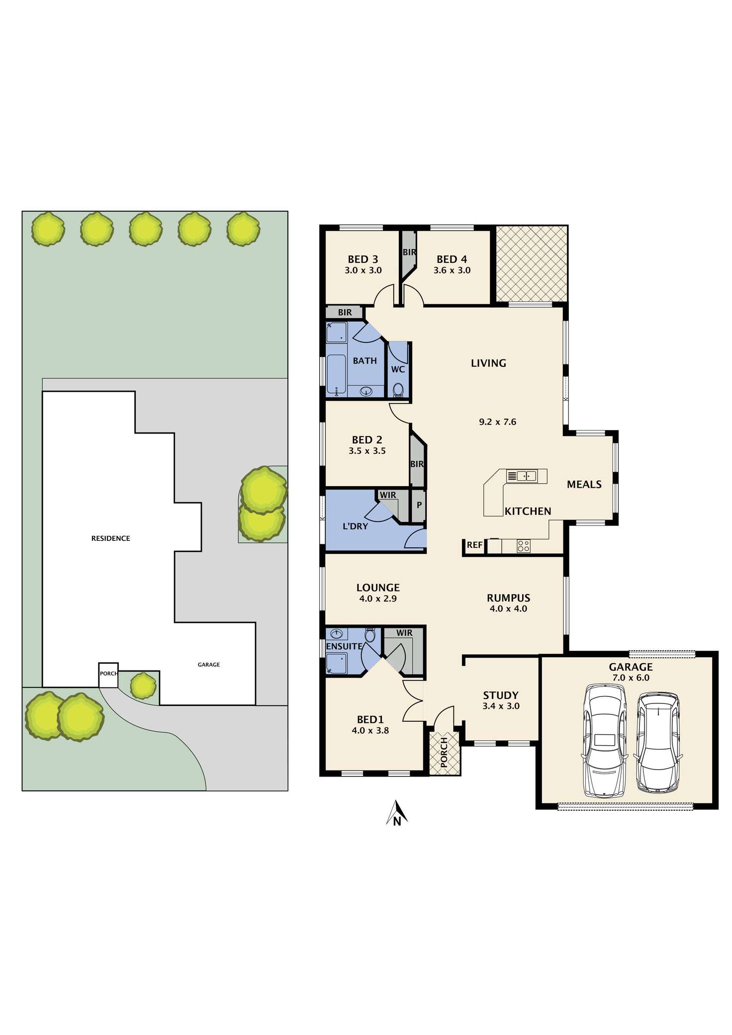 Floorplan of Homely house listing, 20 Royal Terrace, Craigieburn VIC 3064