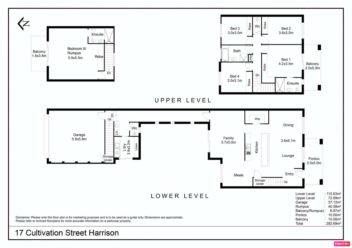 Floorplan of Homely house listing, 17 Cultivation Street, Harrison ACT 2914