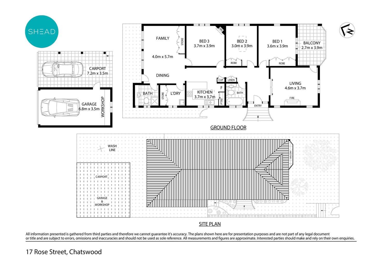 Floorplan of Homely house listing, 17 Rose Street, Chatswood NSW 2067