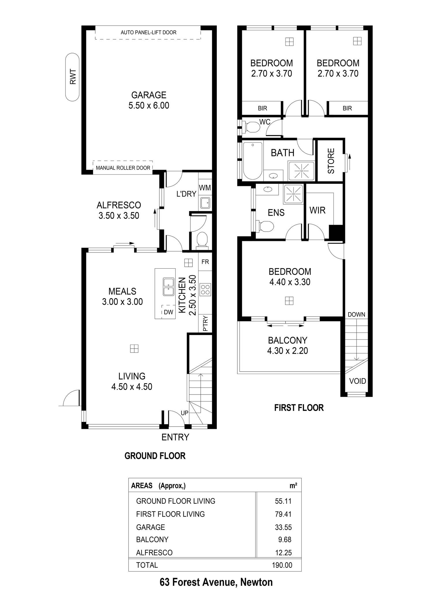 Floorplan of Homely house listing, 2/63 Forest Avenue, Newton SA 5074