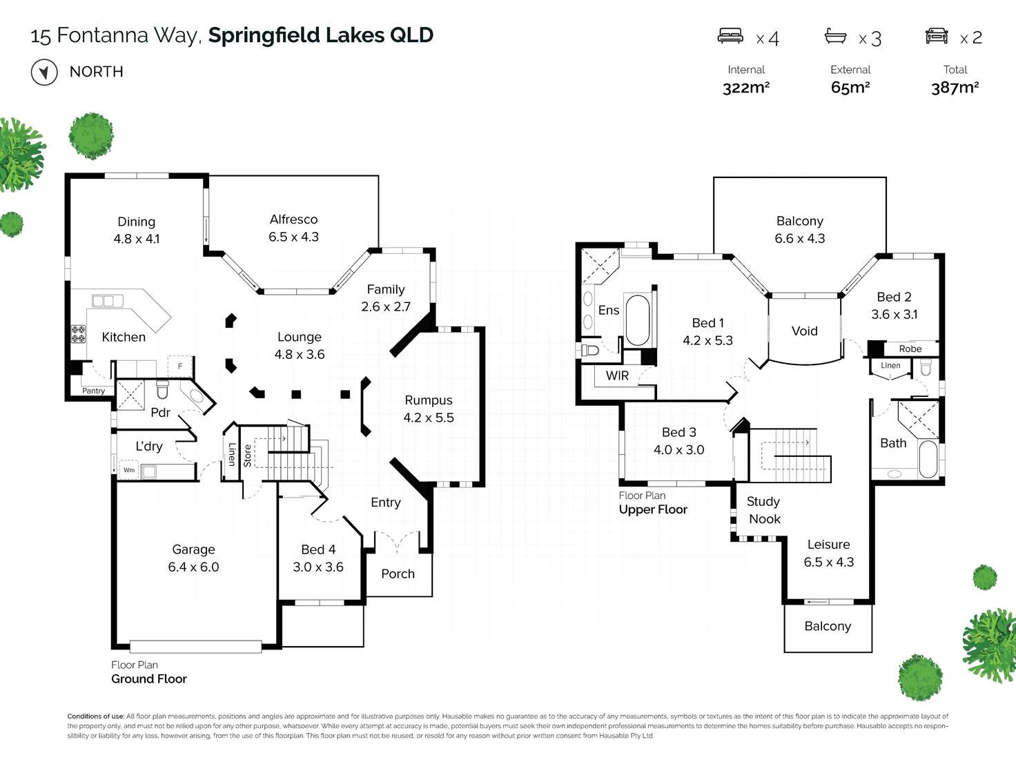 Floorplan of Homely house listing, 15 Fontanna Way, Springfield Lakes QLD 4300