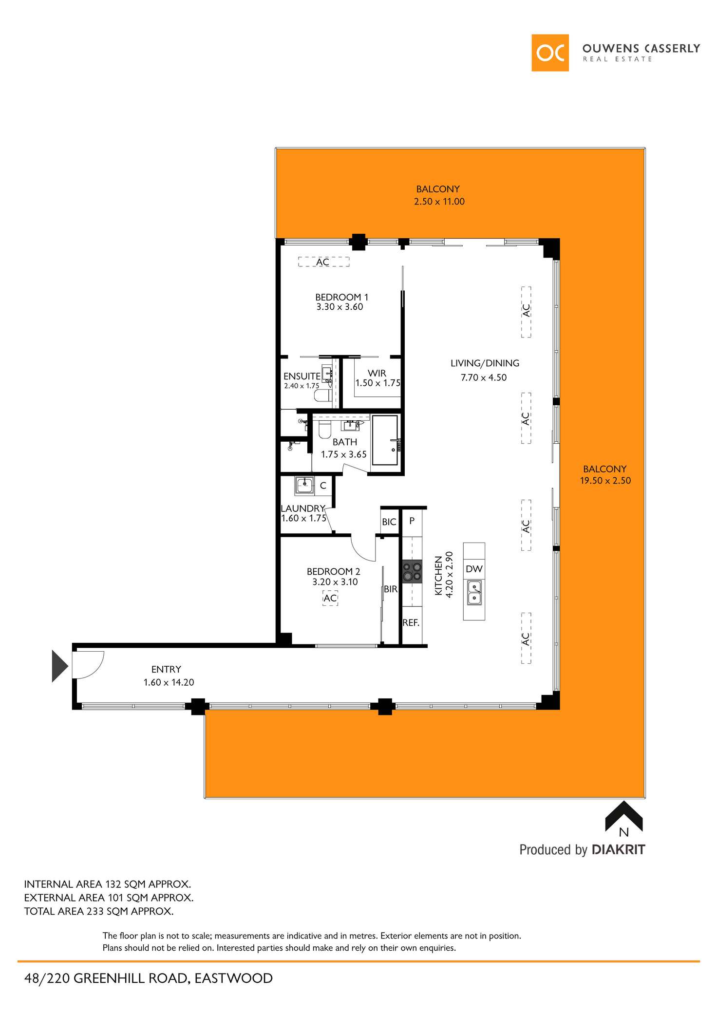 Floorplan of Homely apartment listing, 48/220 Greenhill Road, Eastwood SA 5063