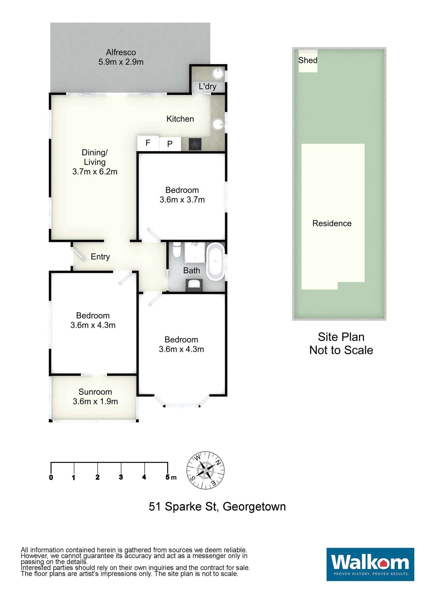 Floorplan of Homely house listing, 51 Sparke Street, Georgetown NSW 2298