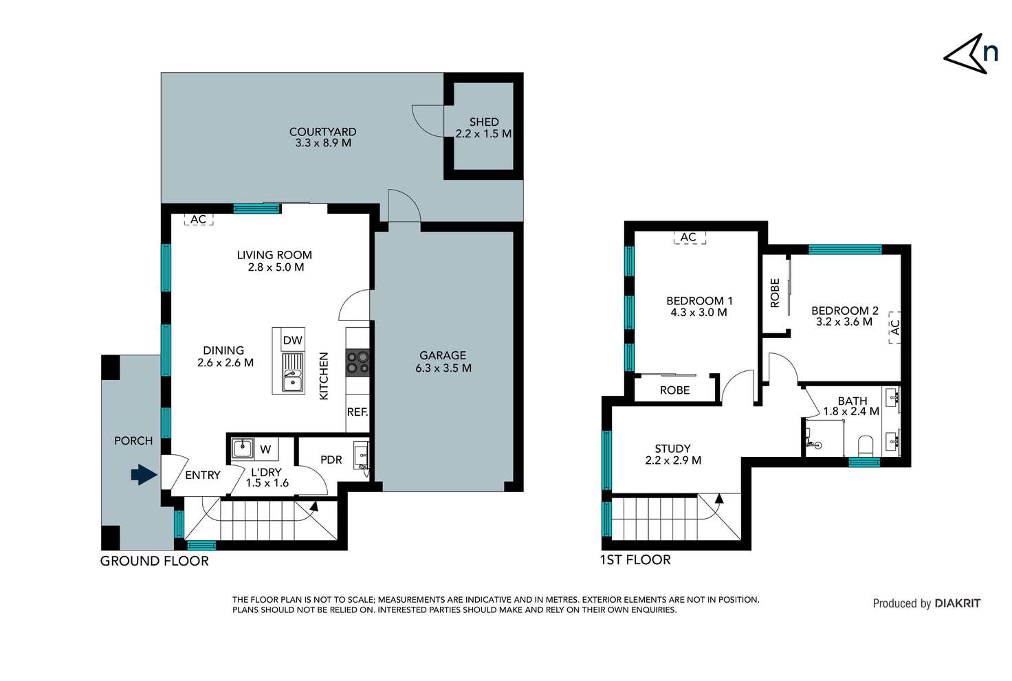 Floorplan of Homely townhouse listing, 1/19 Monash Street, Reservoir VIC 3073