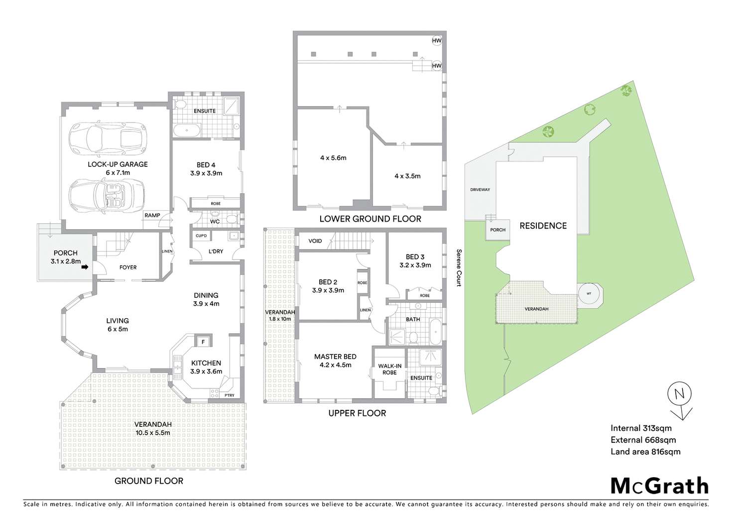 Floorplan of Homely house listing, 4 Serene Court, Sapphire Beach NSW 2450